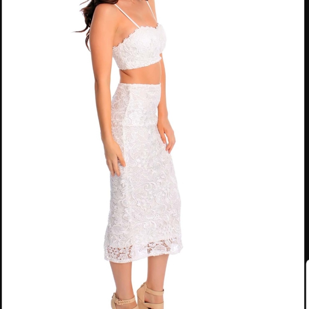 Top and skirt